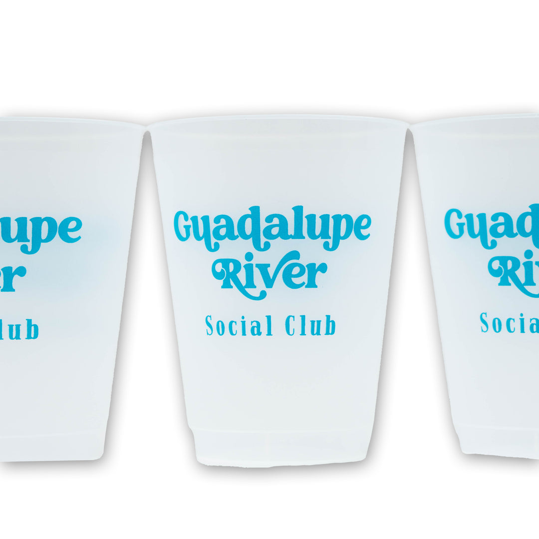 Guadalupe River Social Club Frosted Cups 10pk