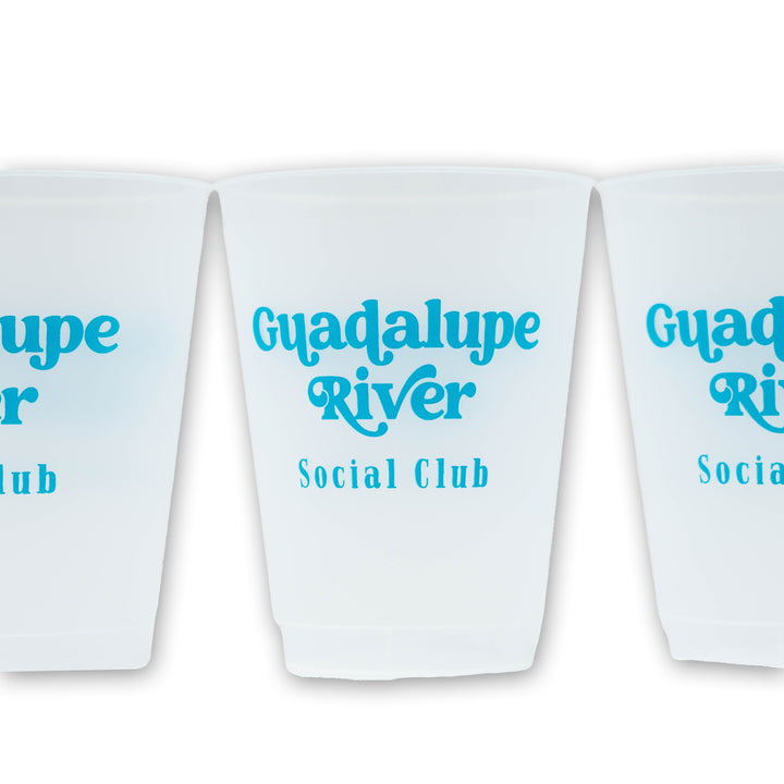 Guadalupe River Social Club Frosted Cups 10pk
