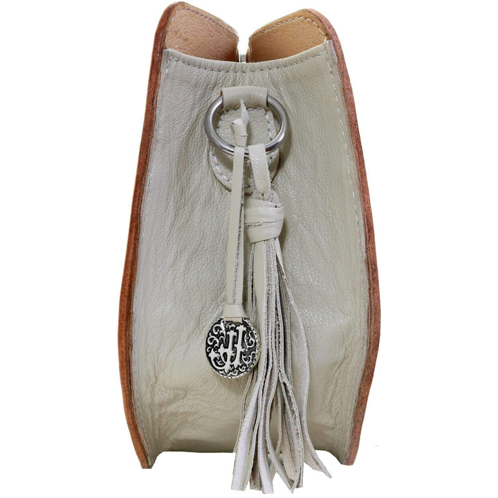 Half Circle Daisy Tooled Leather Purse #HCC01