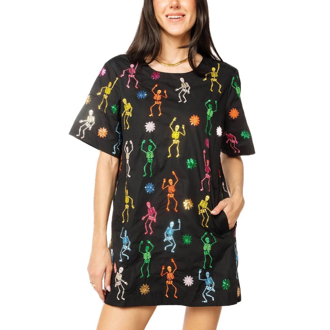 Multi Skeleton Dress #HOLID26N203