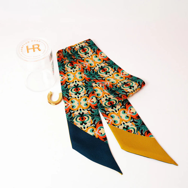 Kaleidoscope Silk Twilly #HRD-7252