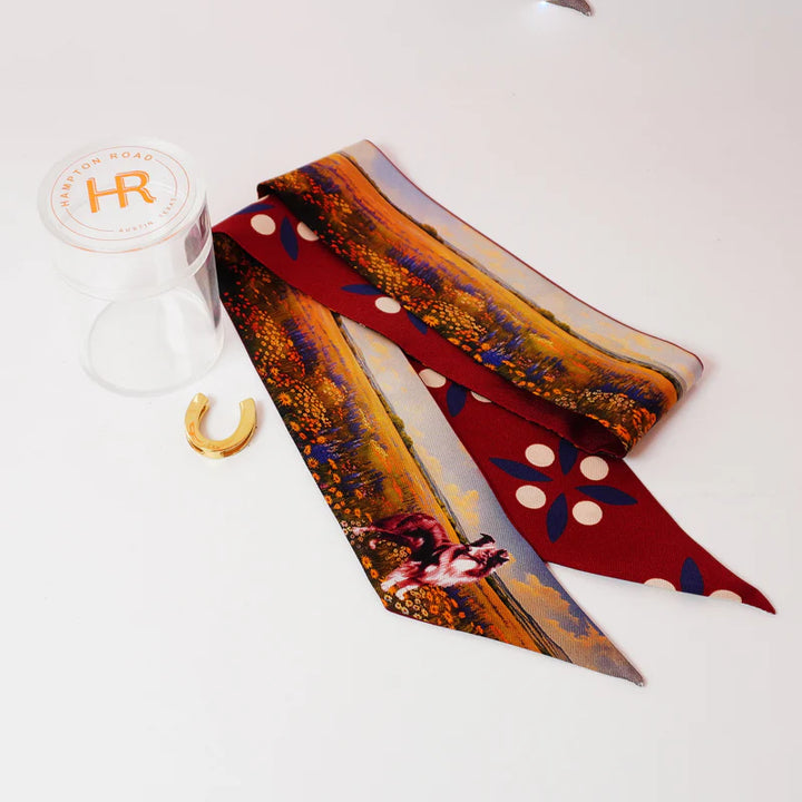 Ranch Dog Silk Twilly #HRD-8539