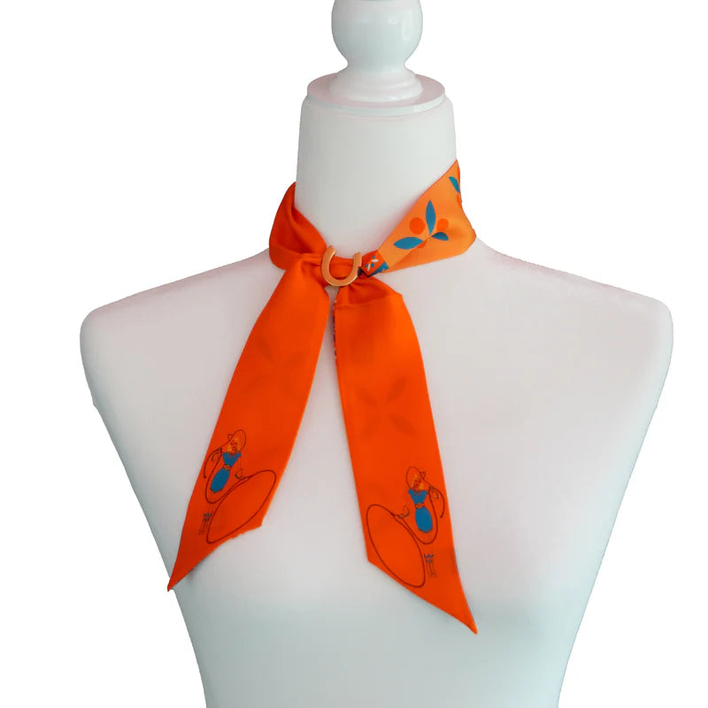 Hey Cowgirl Silk Twilly #HRD-8562