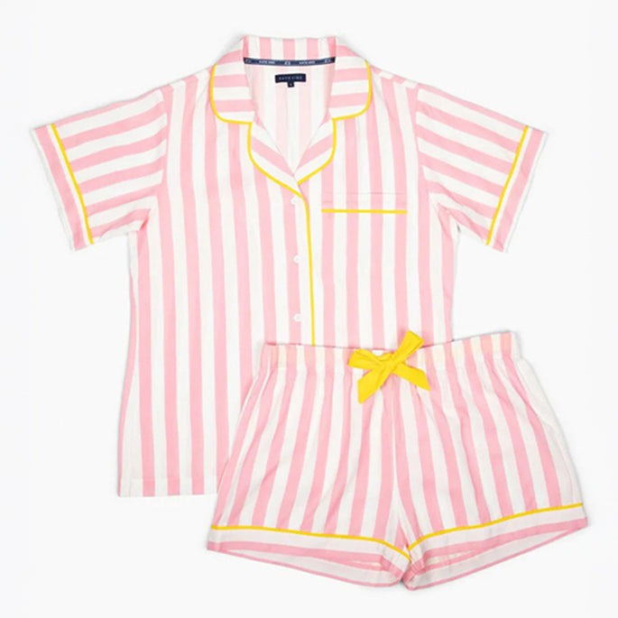 Retro Stripe Pajama Set #KK1849