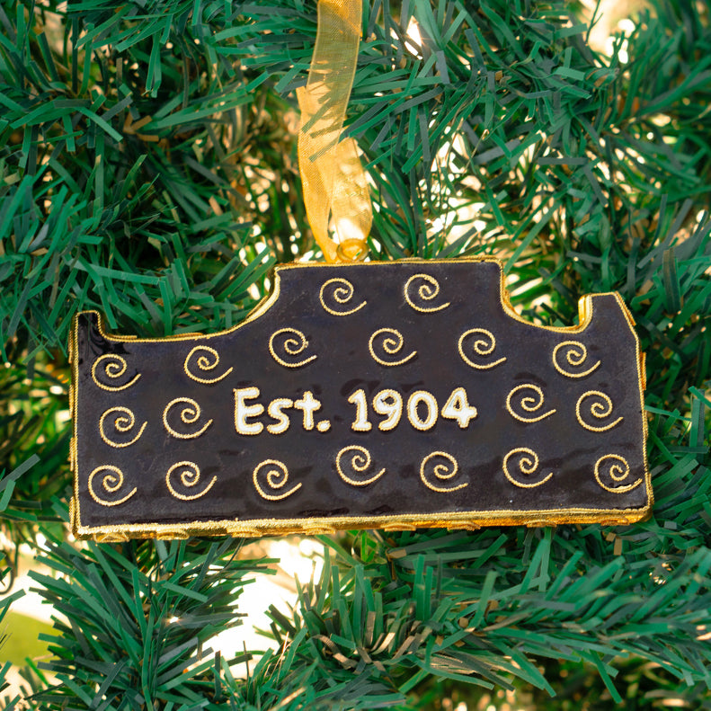 Merc Building Cloisonné Ornament #19160-O