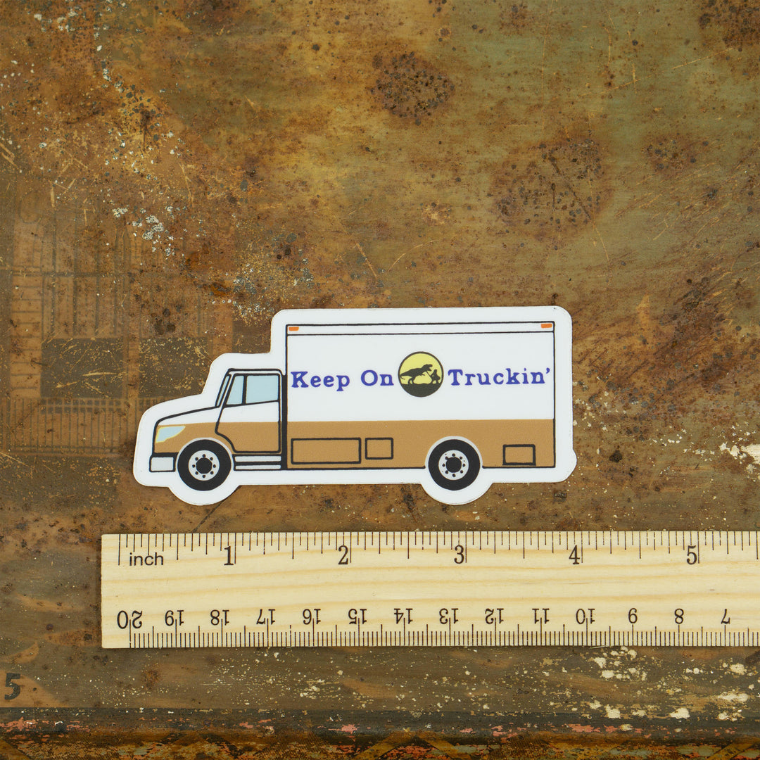 Keep Truckin' Sticker