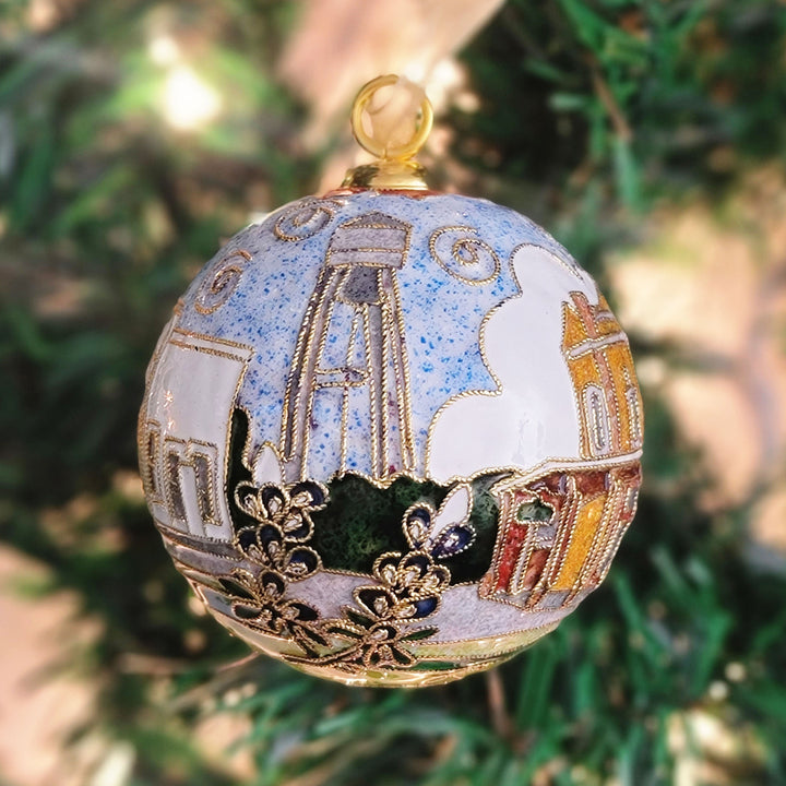Gold Gruene Cloisonné Ornament