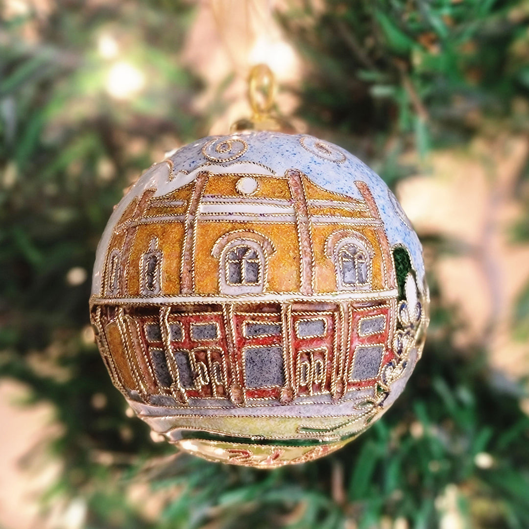 Gold Gruene Cloisonné Ornament