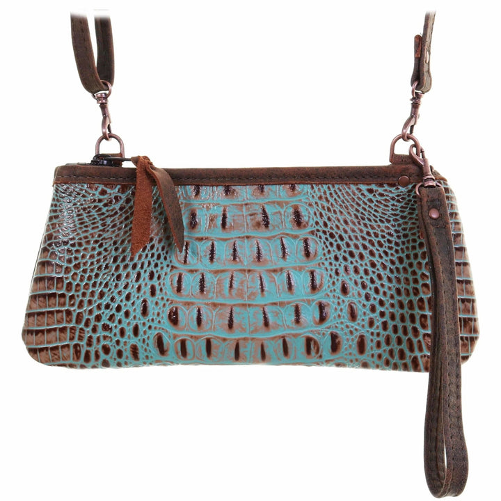 Sotto Crocodile Leather Little Clutch #LC61