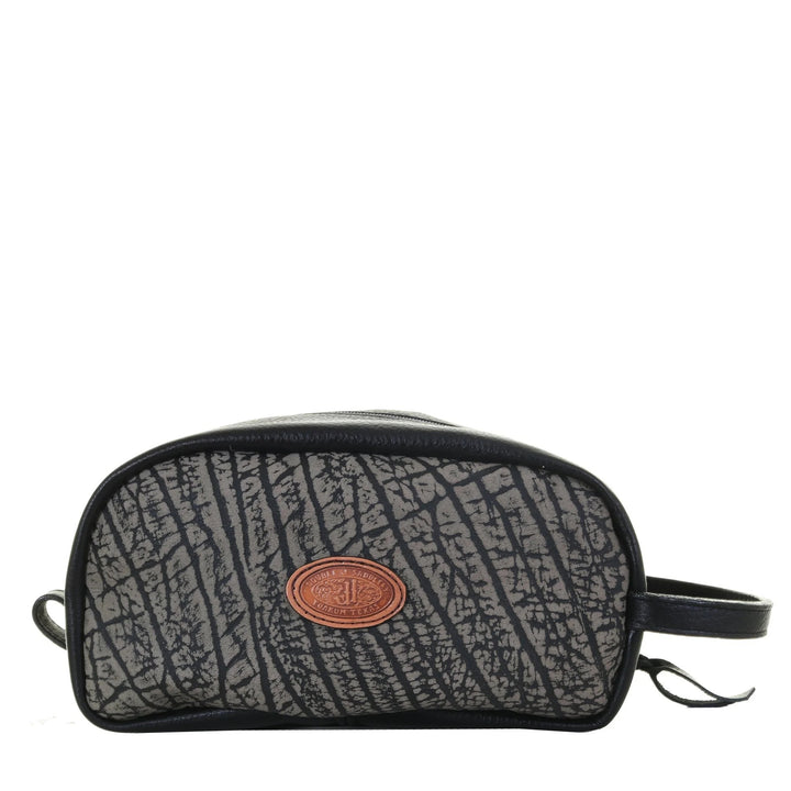 Cape Bison Leather Shaving Bag #LSK64