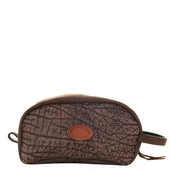 Cape Bison Leather Shaving Bag #LSK66