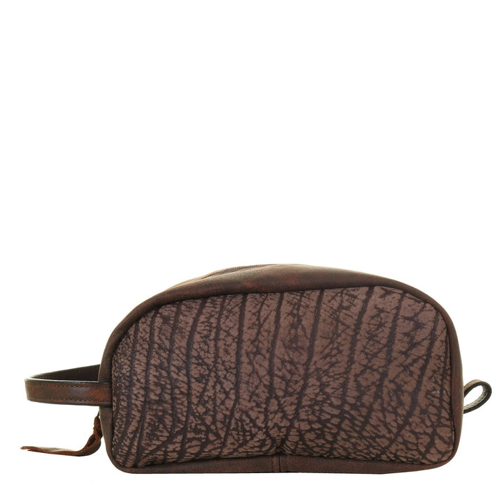 Cape Bison Leather Shaving Bag #LSK66