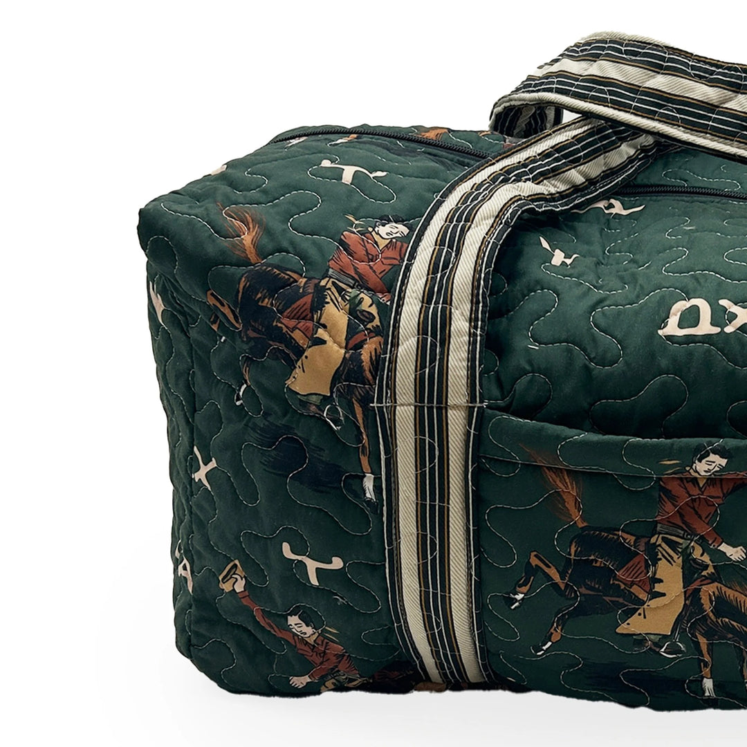 Lazy J Quilted Duffel Bag #QDB103EM