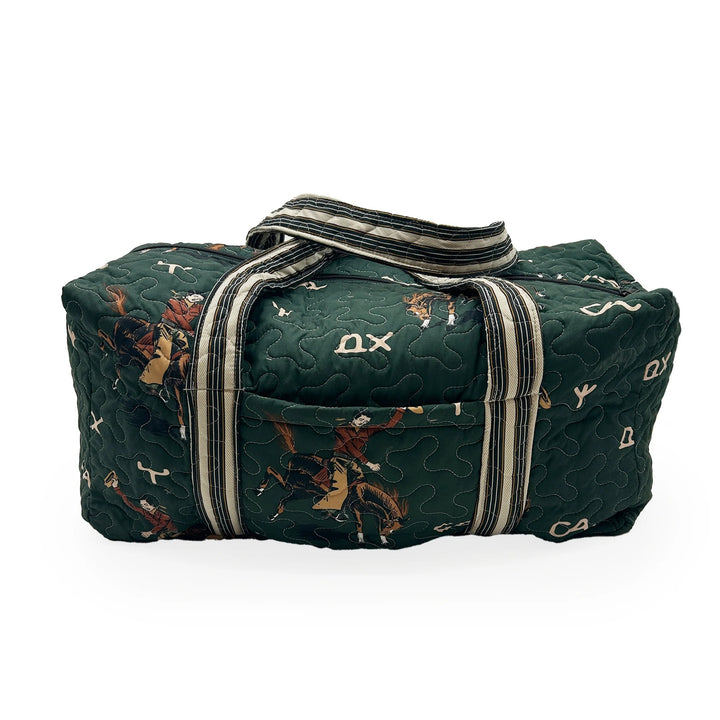 Lazy J Quilted Duffel Bag #QDB103EM