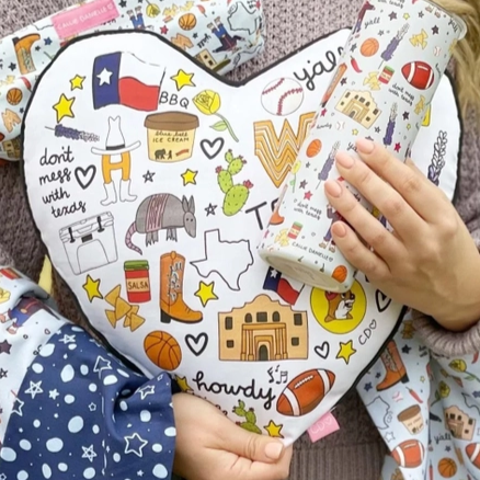 Love For Texas Pillow #146131