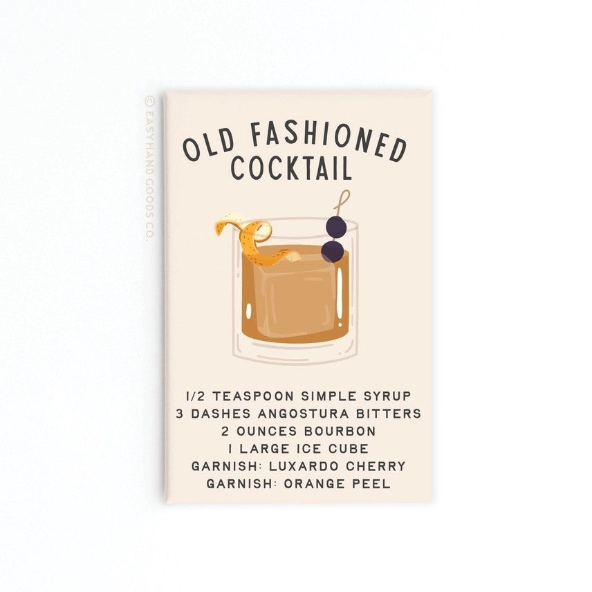 Old Fashioned Cocktail Magnet #MAG0032