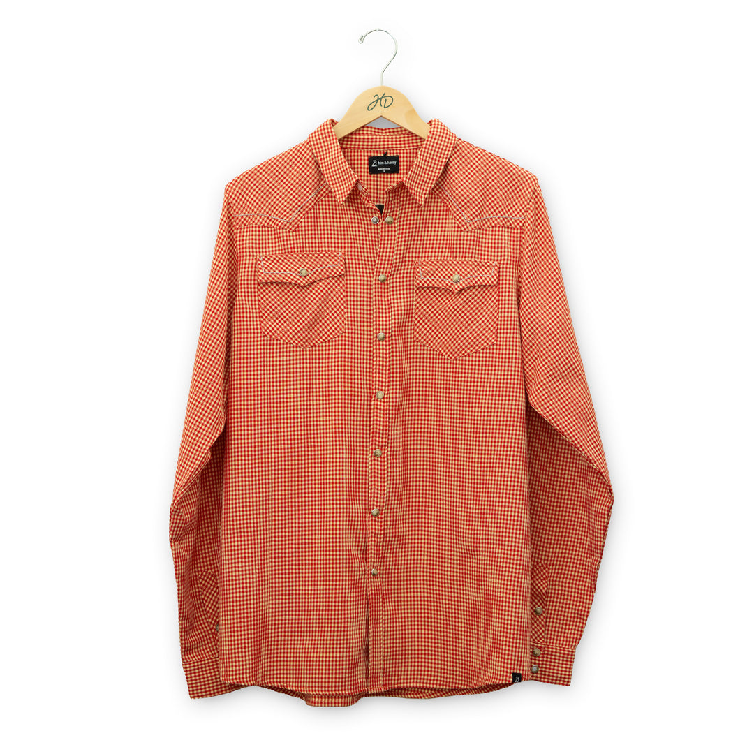 Howdy Western Plaid Snap Shirt #HB1990