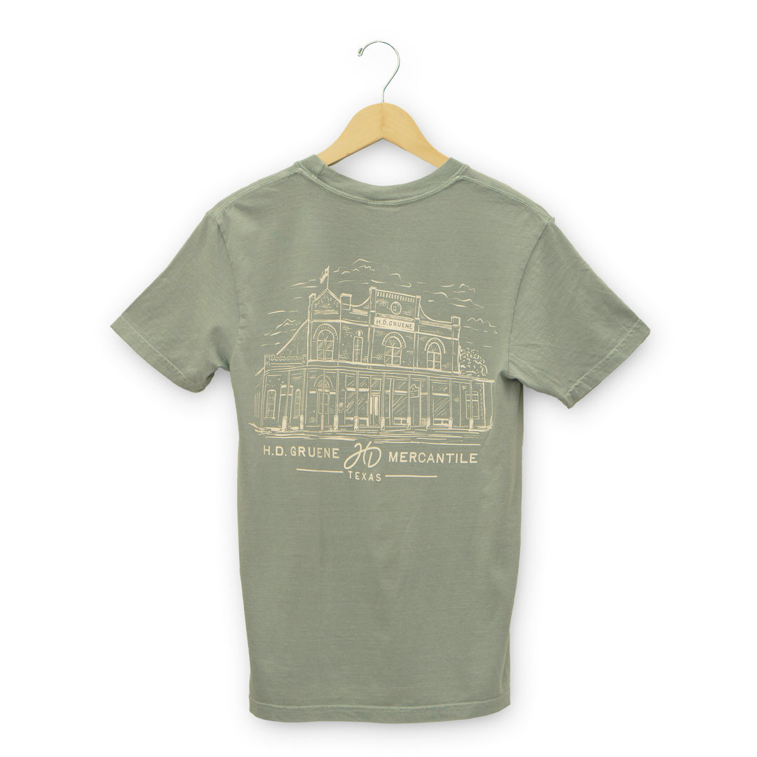 Merc Sketched Building T-Shirt