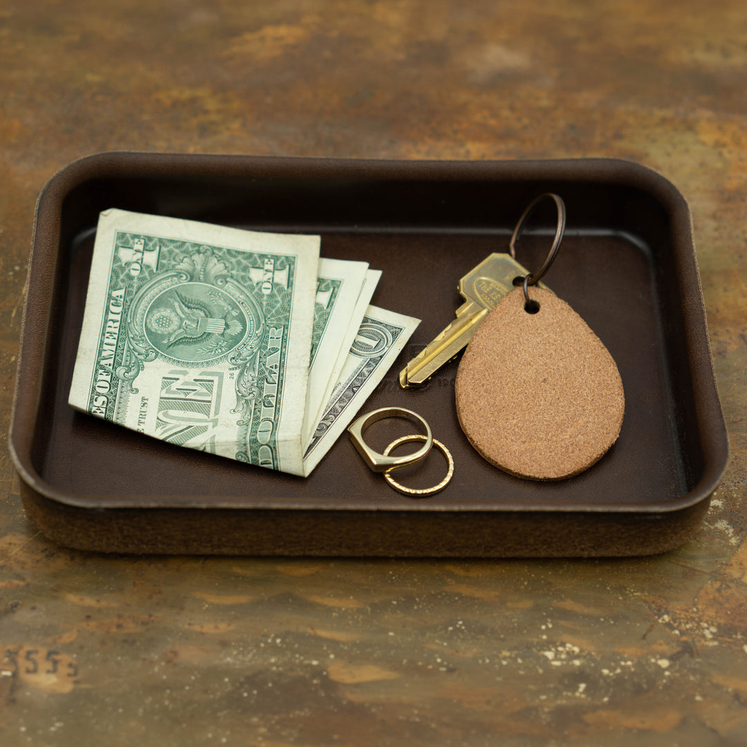 Merc Leather Valet Tray