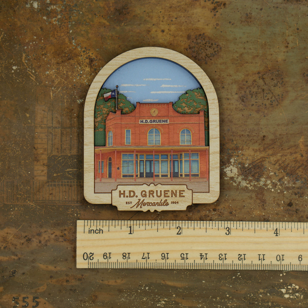 Merc 3D Wooden Magnet