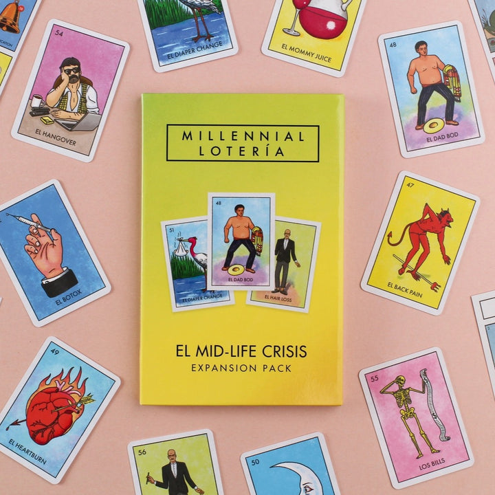 Millennial Lotería: El Midlife Crisis Expansion Pack