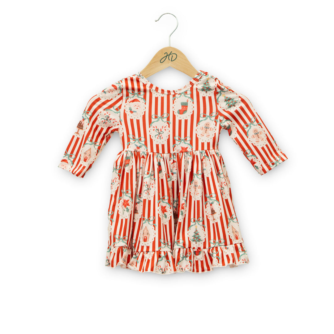 Santa's Sweet Shoppe Ruffle Dress