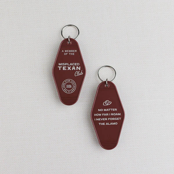 The Misplaced Texan Club Keychain
