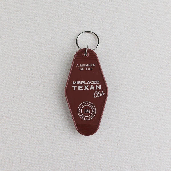 The Misplaced Texan Club Keychain