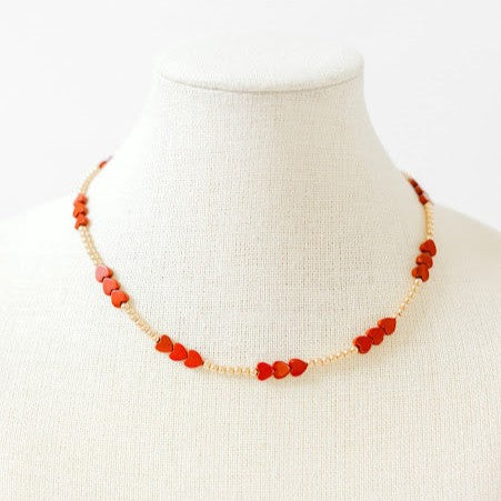 Half Hearted Necklace #3043