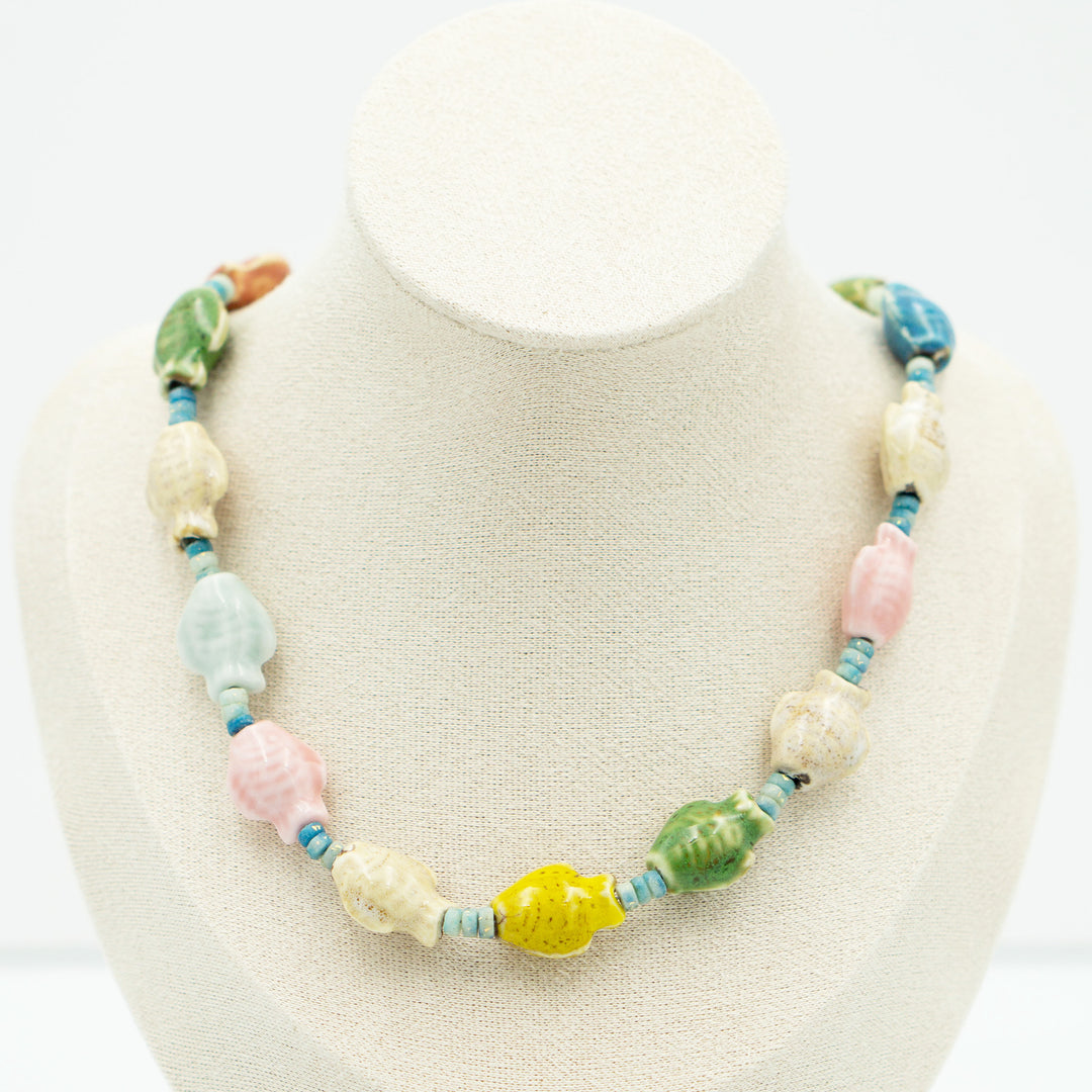 Fishy Beaded Necklace #N3097