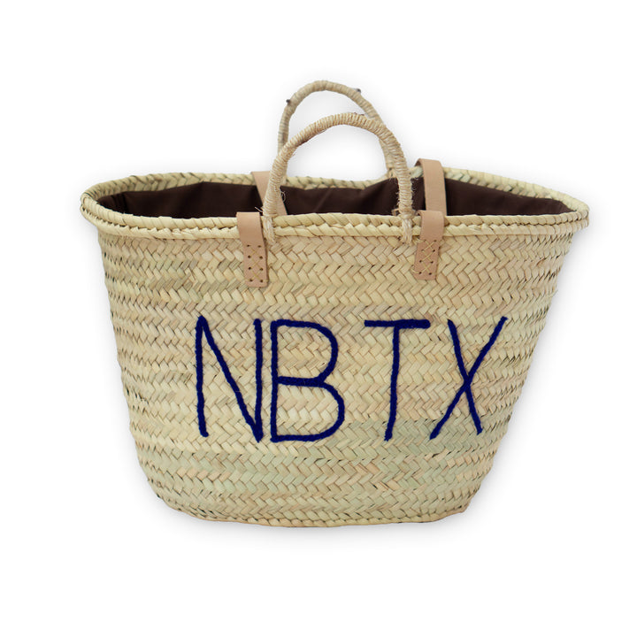 NBTX Woven Palm Bag