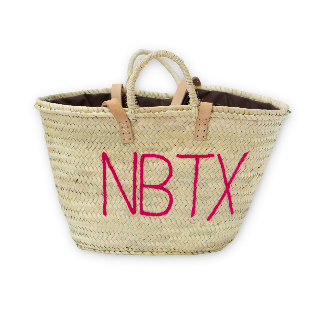 NBTX Woven Palm Bag
