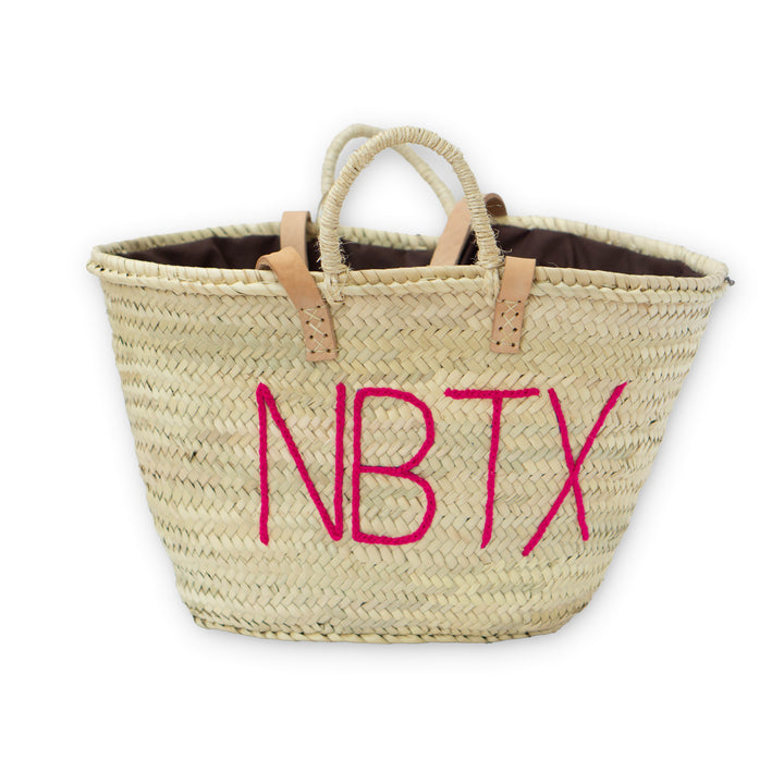 NBTX Woven Palm Bag