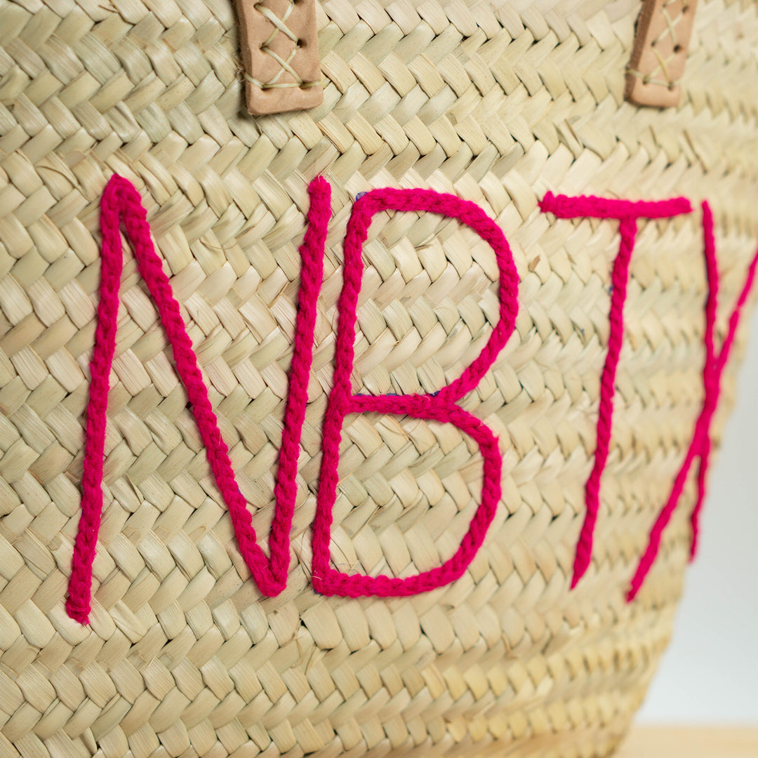 NBTX Woven Palm Bag
