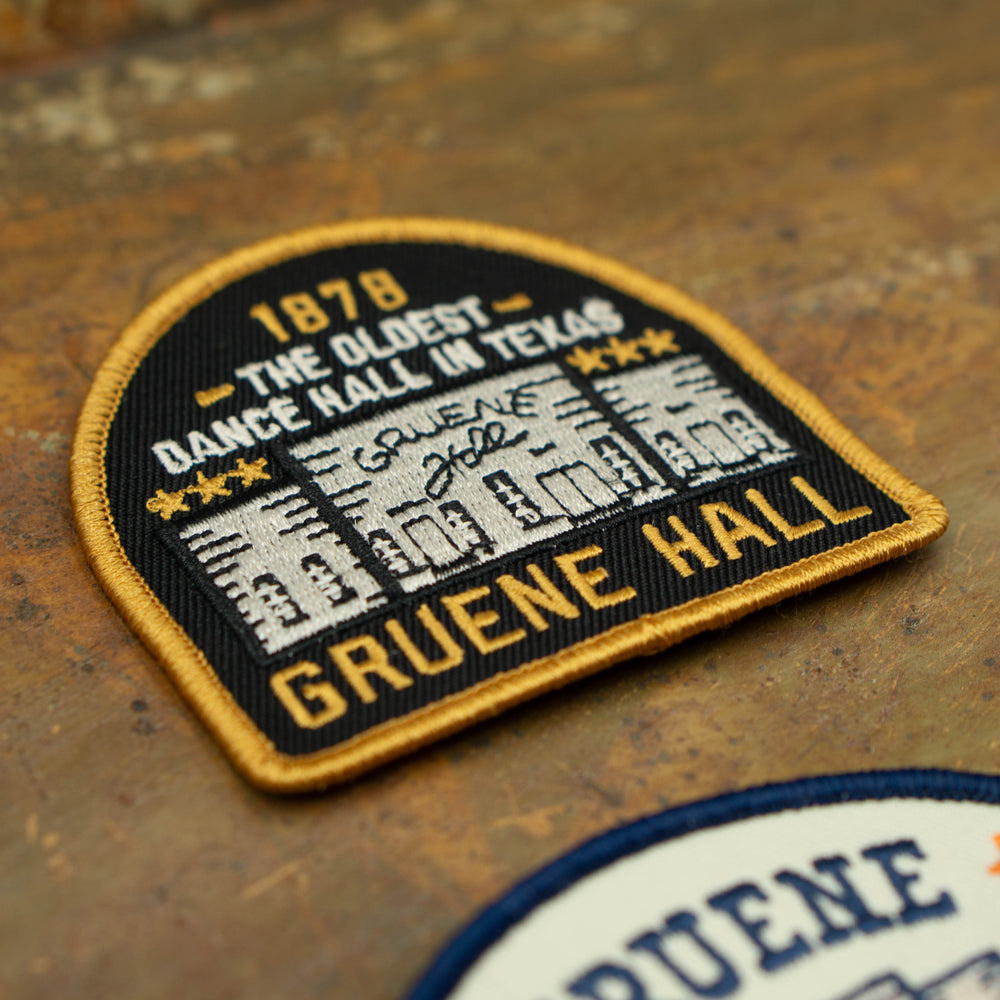 Gruene Hall patch closeup