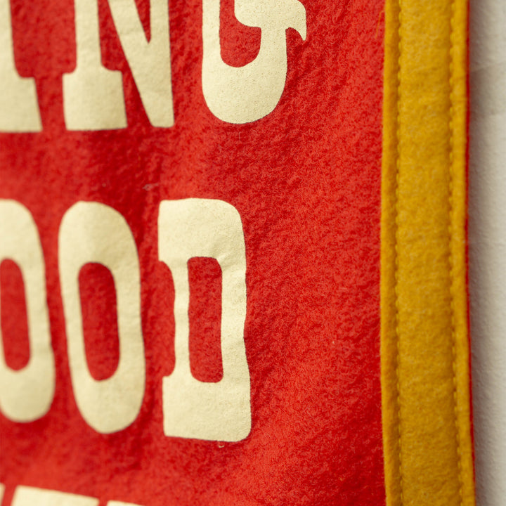Oxford Pennant x Gruene Hall Nice Folks Camp Flag