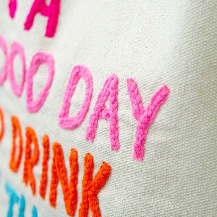 Drink on the River Tote Bag
