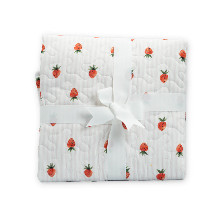 Strawberry Crush Quilted Baby Blanket #QD9875JBB