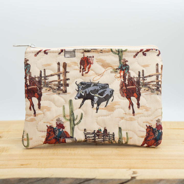 Let's Ride Quilted Zipper Bag #QMB289