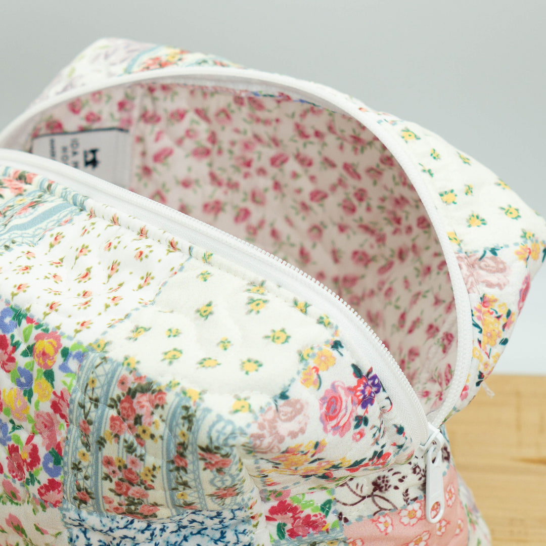 Patchwork Quilted Makeup Bag #QMB314-L