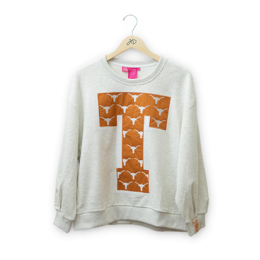 University of Texas® Mascot Letter Sweatshirt #GD26TEX106