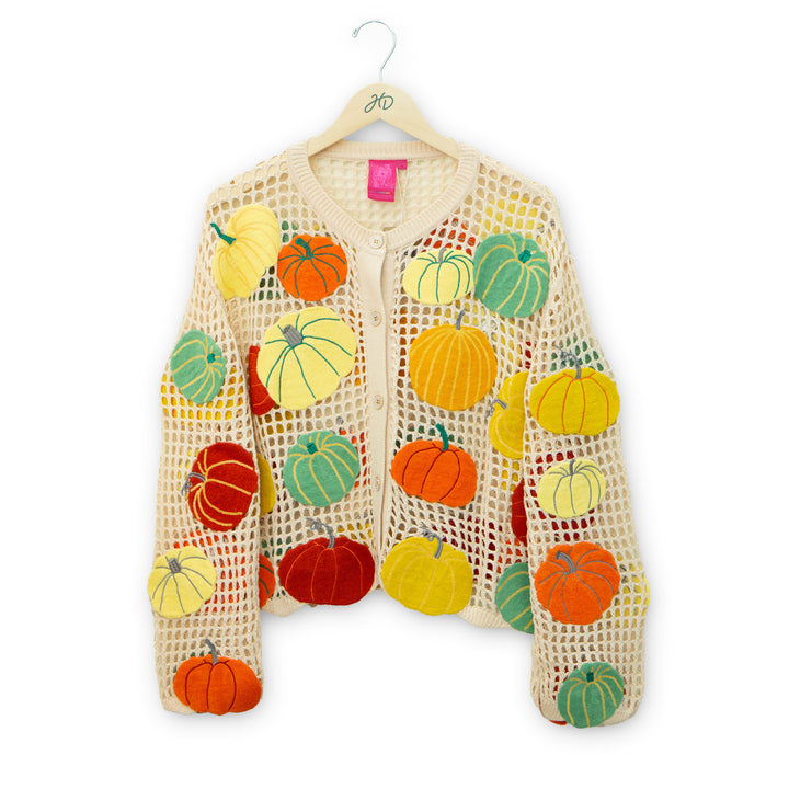 Pumpkin Crochet Sweater #HOLID26N03