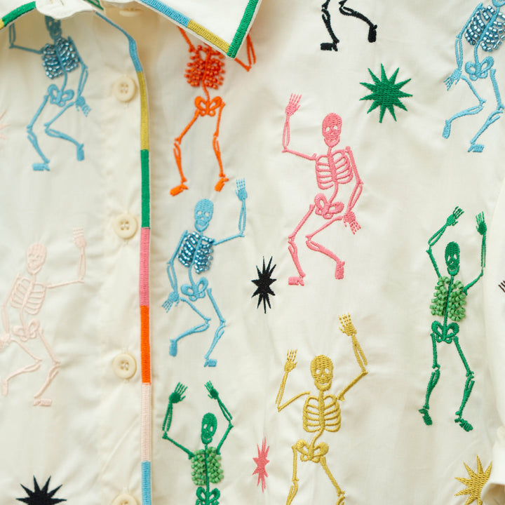 Multi Skeleton Shirt #HOLID26N36