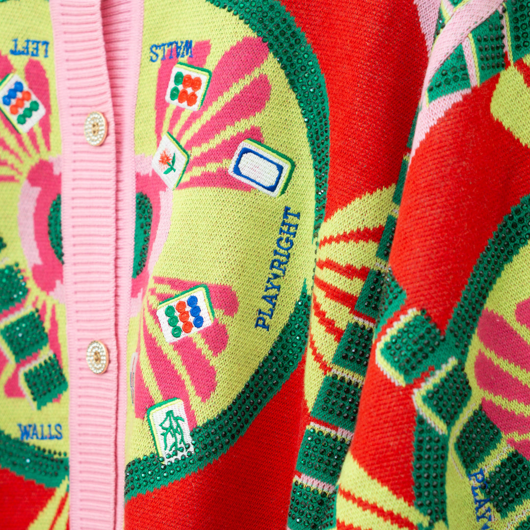 Mahjong Button Up Cardigan #HOLID26N414