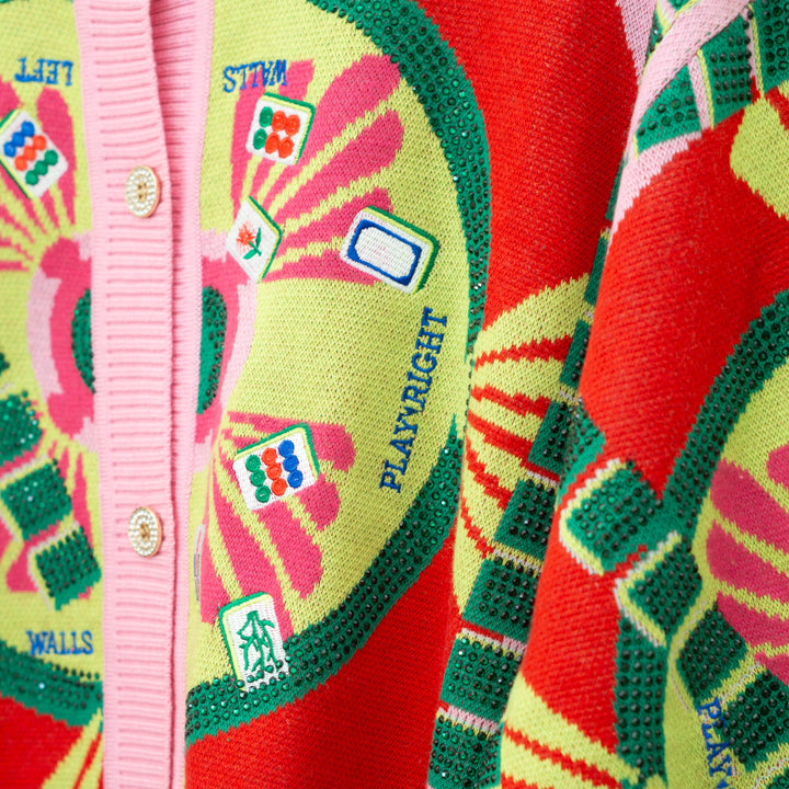 Mahjong Button Up Cardigan #HOLID26N414