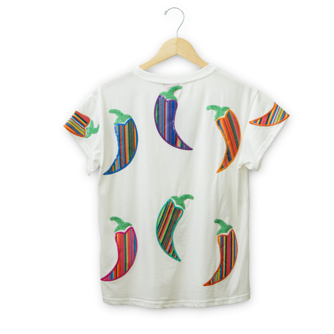 Serape Stripe Chili Pepper T-Shirt #SP26277