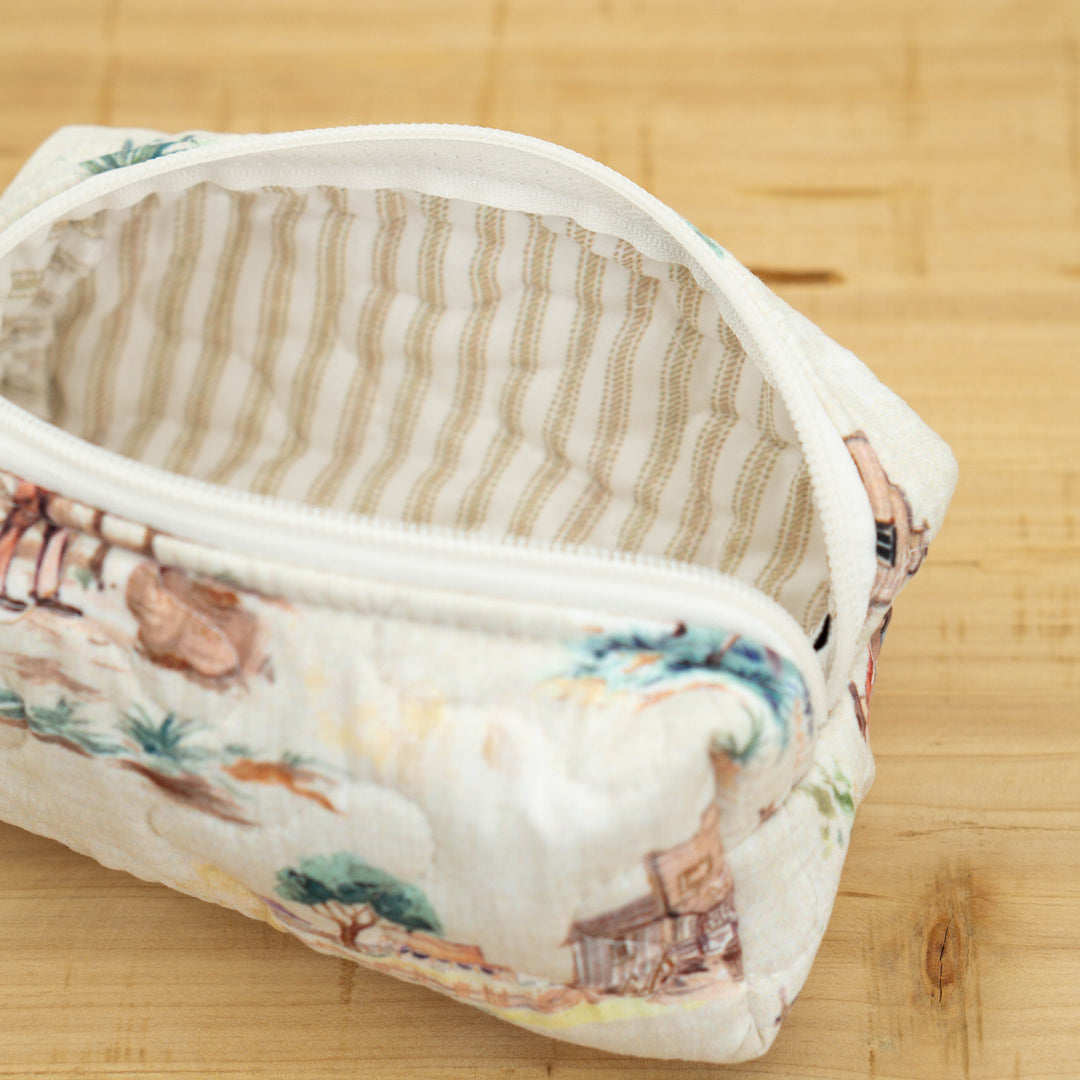 Retro Cowboys Quilted Small Hot Tools Bag #QST316