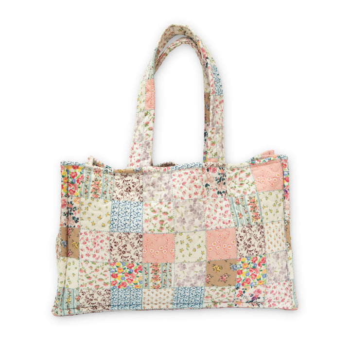 Patchwork Quilted Tote Bag #QTB314