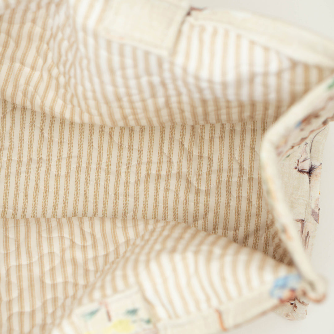 Retro Cowboy Quilted Tote Bag #QTB316
