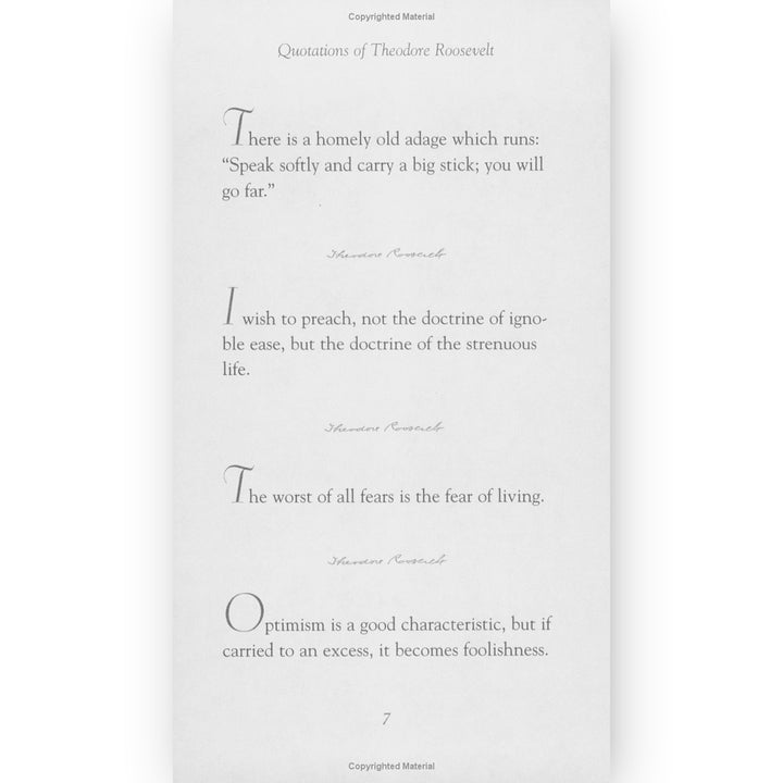 Quotations of Theodore Roosevelt